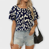 Evelyn – Blusa Casual con Escote Redondo que resalta tu estilo