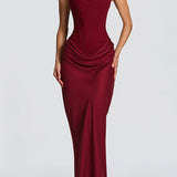 Leonor | Vestido maxi de escote cuadrado