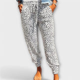 Feli – Pantalón de leopardo con pierna ancha que añade un toque de elegancia salvaje