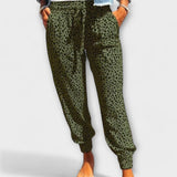 Feli – Pantalón de leopardo con pierna ancha que añade un toque de elegancia salvaje