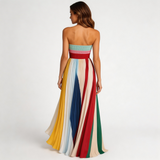 Aurora – Vestido Largo Sin Tirantes que resalta tu figura