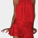 Azucena – Vestido Mini con Espalda Abierta que Realza tu Feminidad