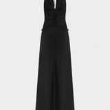 Ashanty – Vestido Largo con Escote Halter que irradia sensualidad refinada