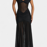 Therese – Vestido Largo con Escote Profundo que realza tu figura
