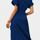 Begoña – Vestido Cruzado con Cinturón que realza tu estilo elegante