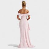 Joyce – Vestido Bardot Largo que realza tu elegancia seductora