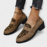 Karla – Elegantes Zapatos de Mujer con Estampado de Leopardo