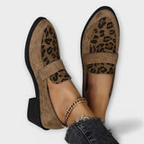 Karla – Elegantes Zapatos de Mujer con Estampado de Leopardo