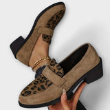 Karla – Zapatos Elegantes para Mujer con Estampado de Leopardo