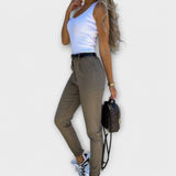Melania – Pantalones elásticos que combinan estilo y comodidad