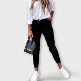 Melania – Pantalones elásticos que combinan estilo y comodidad