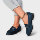 Sofía – Mocasín de franela que combina estilo y comodidad