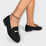Sofía – Mocasín de franela que combina estilo y comodidad