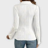 Natalie – Blusa de Manga Larga que combina elegancia y comodidad