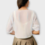 Olivia – Blusa con Frente Abierto que realza tu estilo elegante
