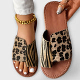 Valentina – Pantolettes Bicolores con Estampado de Leopardo que Añaden Estilo Definitivo