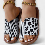 Valentina – Pantolettes Bicolores con Estampado de Leopardo que Añaden Estilo Definitivo