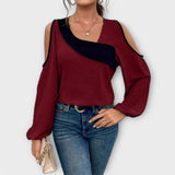 Scarlett – Blusa con escote cuadrado que realza tu elegancia moderna