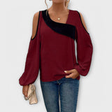Scarlett – Blusa con escote cuadrado que realza tu elegancia moderna