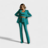 Selina – Elegante Conjunto de 3 Piezas que transforma tu look diario