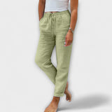 Stacy – Pantalón de lino ligero que aporta frescura y estilo